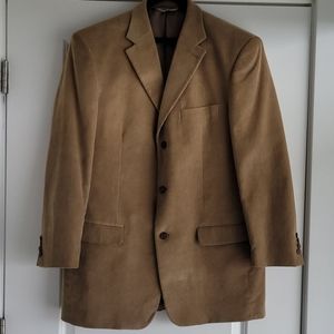 Tan suede blazer
